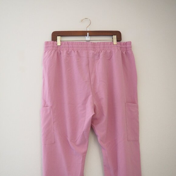 NWT Elite Med Performance Fitted Dusty Rose Jogger Scrub Pant sz XL - Picture 8 of 8